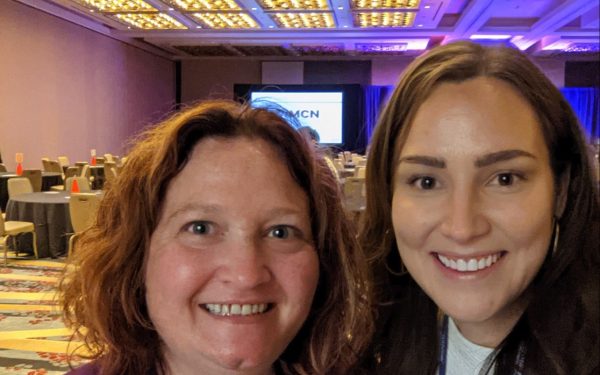 AmyJo and Amy at the Women in Construction conference