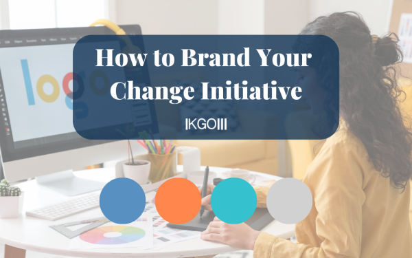 Branding Change Initiative with stock image and swatches